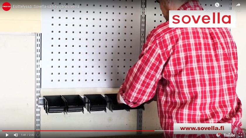 Katso video – selätä autotallin kaaos